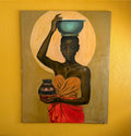 Balance of Heritage~ Nigeria, West Africa. Artist ~ Nupam. Size 39"x49"