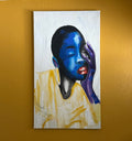 Her Resilience ~ Johannesburg, South Africa. Artist, Che. Acrylic on Canvas. Size 25"x45"